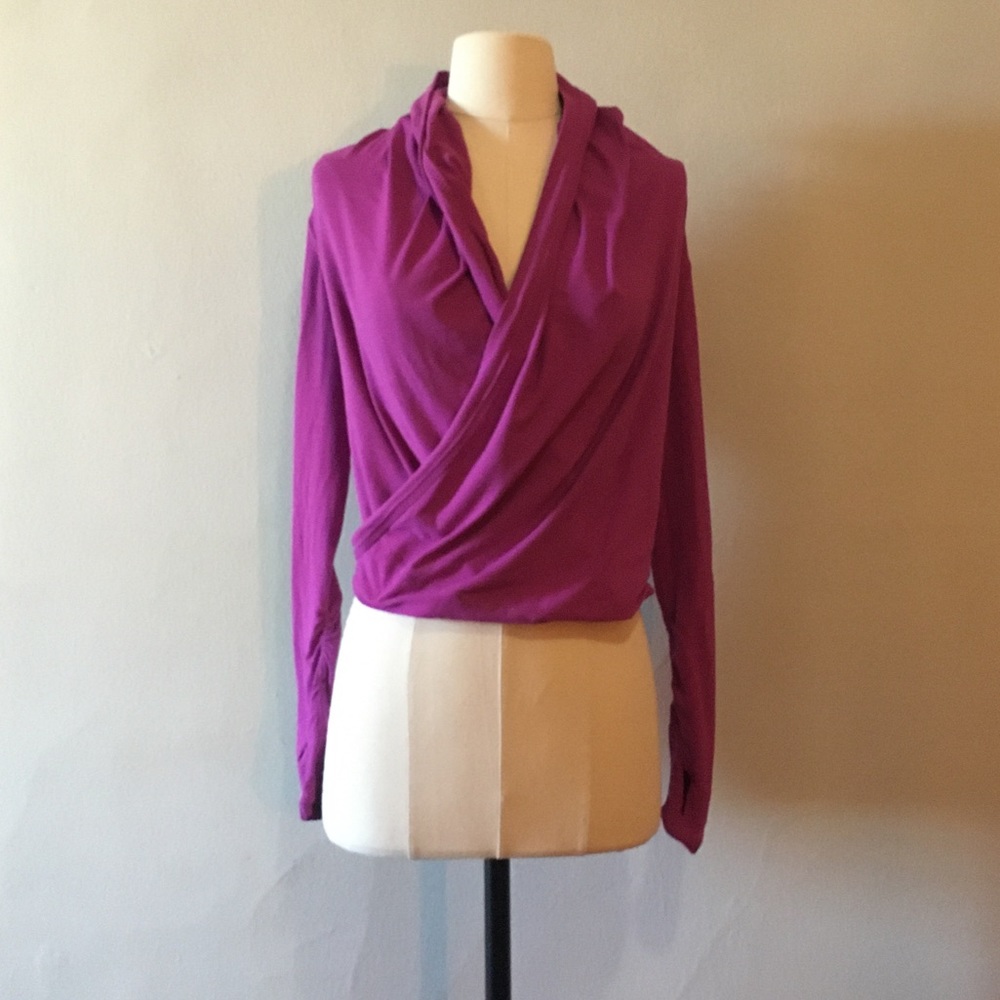 Ivivva by Lululemon Purple Wrap Top